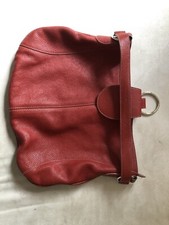 VINTAGE FURLA HANDBAG GENUINE LEATHER RED / BORSETTA PELLE GENUINA ROSSO ROSSA