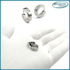 orecchini a cerchio uomo in acciaio inox piccoli cerchietti orecchino da donna