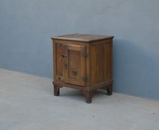 Mobile rustico piccola ghiacciaia in legno, '900 - H 75 cm!