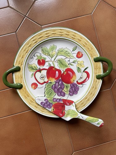 Set portata piatto torta - set, da