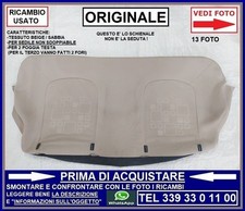 RIVESTIMENTO FODERA SCHIENALE SEDILE POSTERIORE n sdoppiato FIAT PANDA 3 mod 312