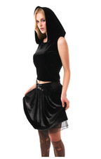 Mini Gonna In Velluto