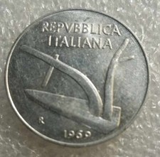 MONETA REPUBBLICA ITALIANA 10