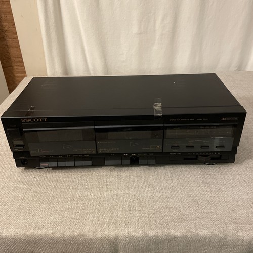 Scott dd660 dual cassette deck - dd660,