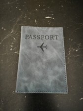 Porta Passaporto Custodia Passaporto Viaggio Blocco RFID Pelle Anti clonazione