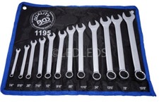 SERIE SET KIT 12 PZ CHIAVI COMBINATE FISSA E STELLA IN POLLICI FERMEC BGS 1195