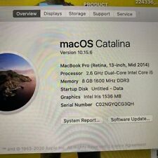 MacBook Pro (Retina, 13-inch, Mid 2014), 
