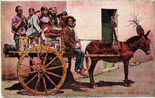 CPA PALERMO Carro Siciliano
