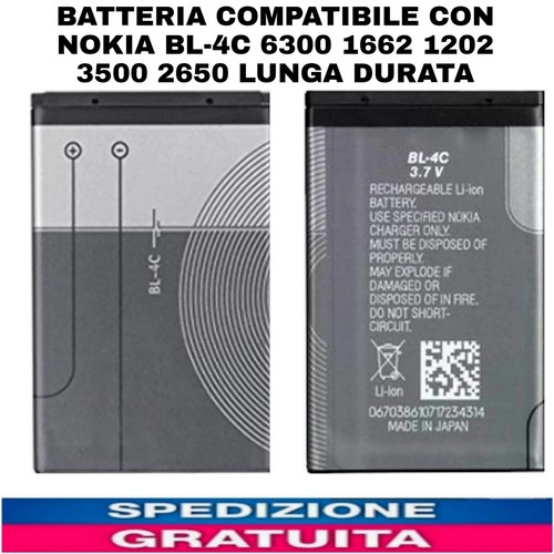 Batteria compatibile con - batteria, nokia