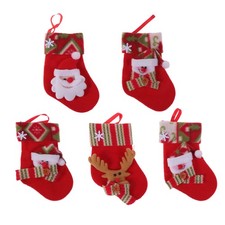 12pcs Mini Calze di Natale