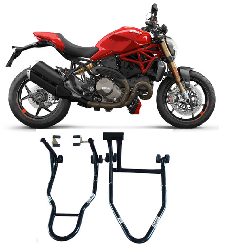 Coppia cavalletti alza moto - coppia,
