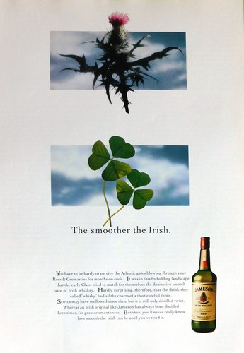 Jameson irish whiskey clover - jameson,