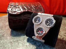 Raro Orologio O.I.W Moda 2010 3 Quadranti Unisex