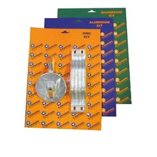 KIT SET ANODI IN ALLUMINIO PER MOTORE FUORIBORDO YAMAHA 150-200 HP - BARRA PINNA
