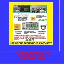 RENAULT DACIA Sblocco Codice DO SUBITO IL CODE