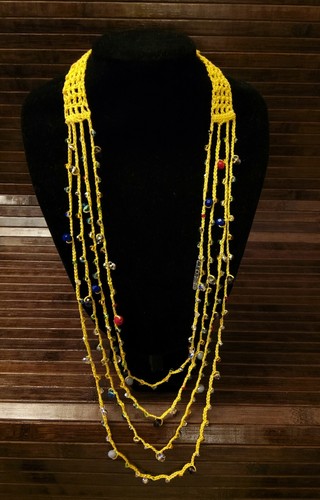 Collana colorata fatta mano - colorata,
