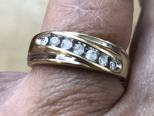 Fede nuziale uomo oro 14kt - fede,