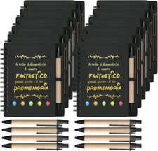 Blocchi spiralati 4 pezzi, regali di ringraziamento Giornali ispiratori con penn