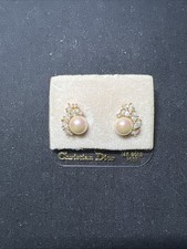 Mint christian dior faux pearl - mint,