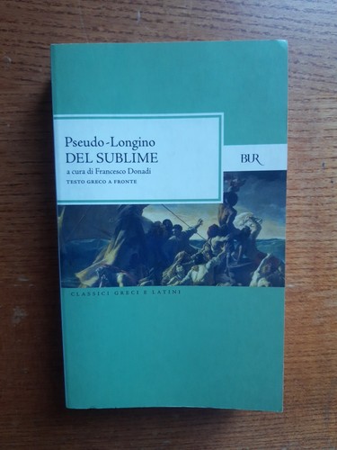Pseudo longino del sublime - sublime,
