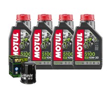 Kit Tagliando Olio Motul 5100 10W30 Per Arctic Cat ATV XC450 i EFI EFT 2011>2017
