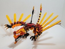 Lego 2507 Ninjago Tempio del Fuoco SOLO DRAGO DI FUOCO dal set 2507 