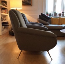 Coppia di Poltrone design vintage Anni 50