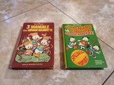 2Libri 3° 4°Manuale Delle Giovani Marmotte sport Mondadori Walt Disney 1979 1982