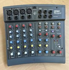 Mini mixer Spirit Folio Notepad, di Soundcraft RW5354, 10 ingressi, ottimo suono!