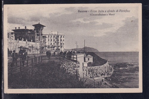 Cartolina genova corso - cartolina,
