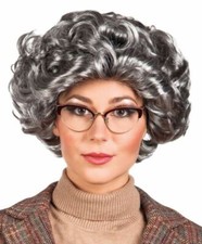 Parrucca costume nonna
