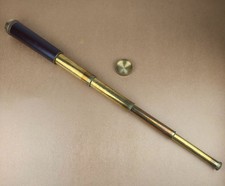 Telescopio vintage in ottone a