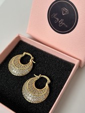 18K GF Double Horn Round