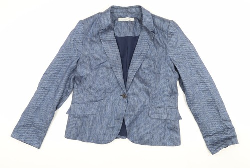 Blazer donna zara basic blu - blazer,