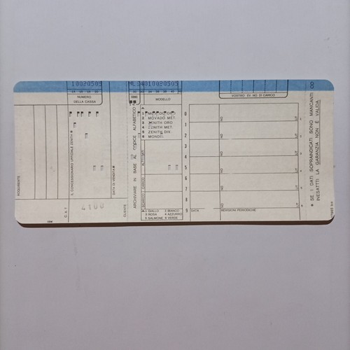 Zenith tronic 0020 505 - xl-tronic, 01.0020.505