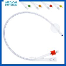 10 Cateteri Vescicali FOLEY a 2 vie in silicone 100% sterili - catetere