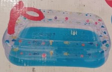 Piscina Baby Aquarium Beach Art Gonfiabile con canestro 103 X 41 x 30cm  Bambini