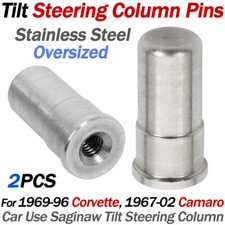 2x Perni perno piantone sterzo inclinazione oversize per Corvette 67-02 Camaro 1969-1996