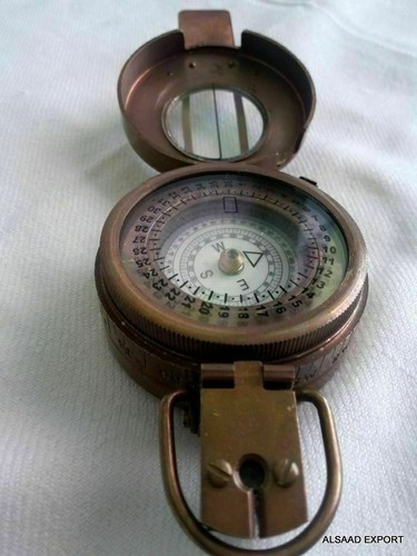 Bussola tascabile ottone