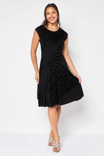 Desigual women textured midi - desigual,