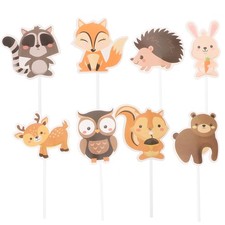  8 Pcs Cake Topper Giungla