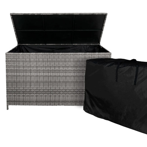 Rattan box giardino grigio - giardino,