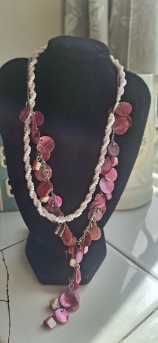 Collana dichiarazione rosa