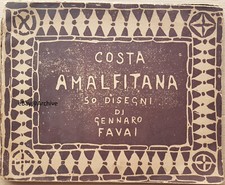 Costa Amalfitana 1925 G. Favai con 50 tavole Amalfi Positano Ravello