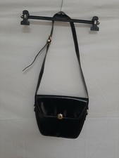 Borsa bag Gianfranco Ferrè donna vintage pelle woman nero black lether lucida