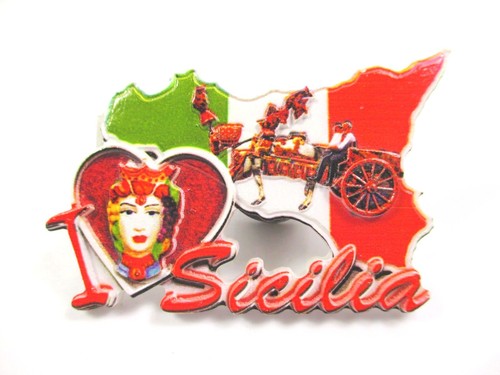 Sicilia magnete poly - poly, souvenir