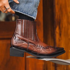 Stivali cowboy western uomo a