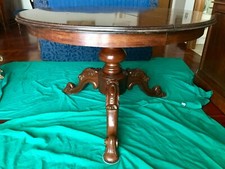 tavolo rotondo in mogano