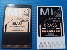 Korg M1 - brass memory card MPC-011 & MSC-011