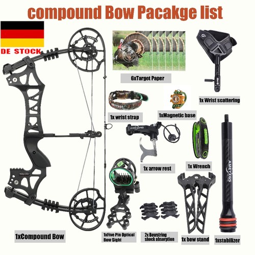 Arco composto 40 70lbs - 25", 40-70lbs